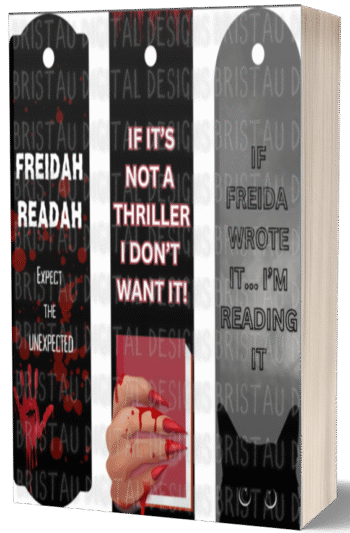 Thriller Bookmarks Collection – 9 Printable Designs for Mystery and Suspense Lovers